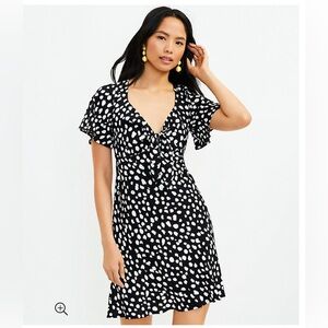 LOFT | Polka Dot Dress Size Sm Petite